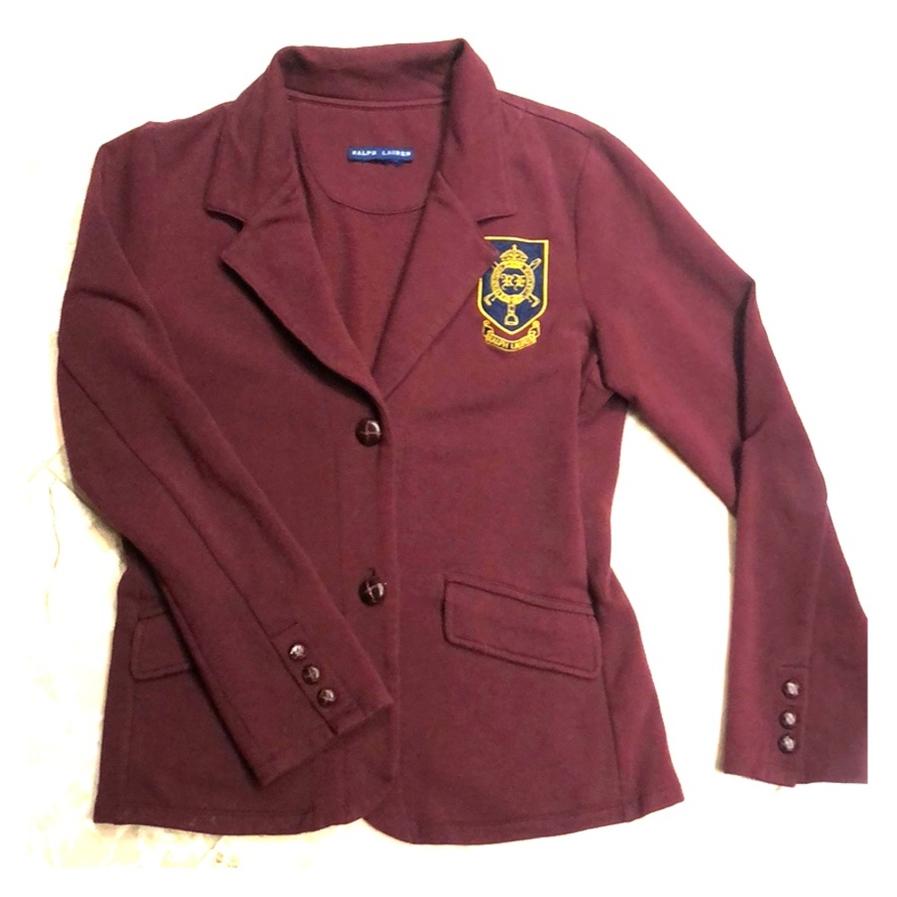 Ralph Lauren Maroon Blazer